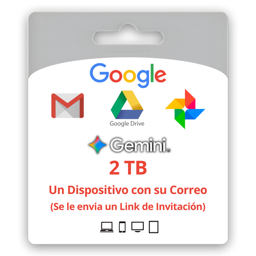 Espacio de Almacenamiento GMAIL 2 TB