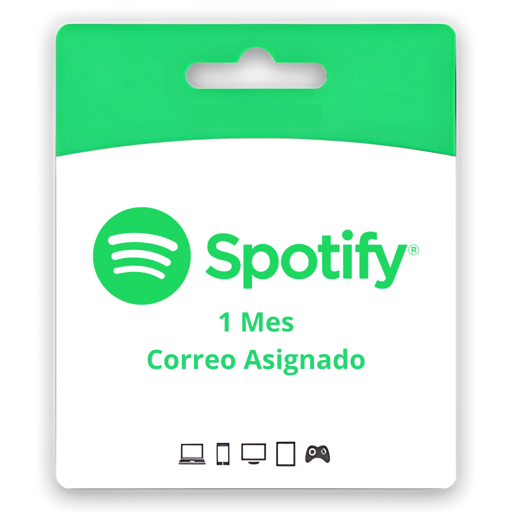 Spotify 1 mes Correo Asignado